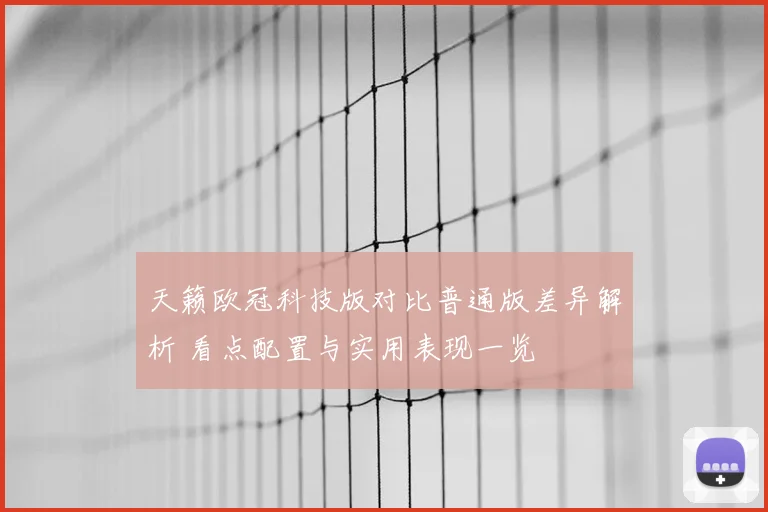 天籁欧冠科技版对比普通版差异解析 看点配置与实用表现一览
